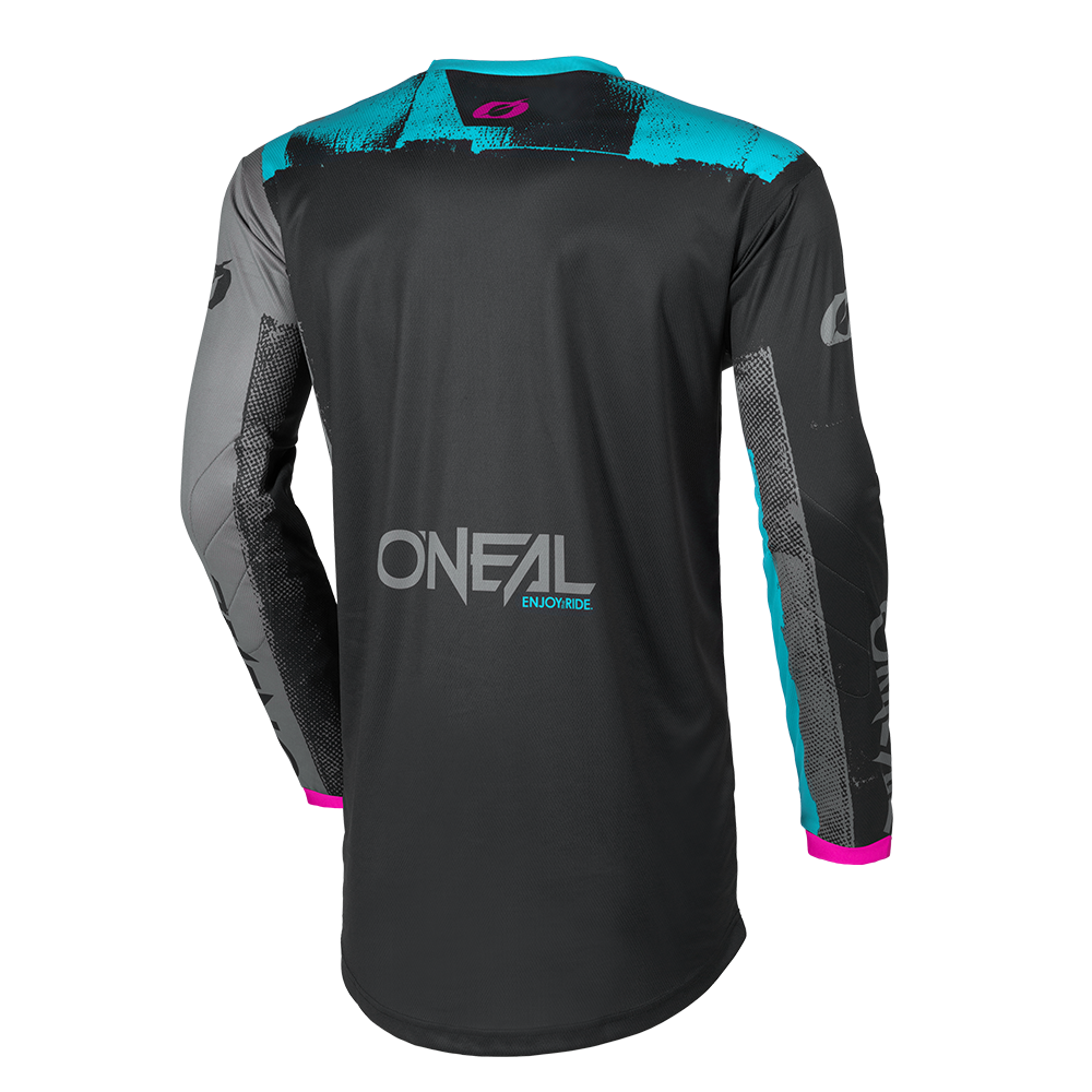 O'Neal maglietta cross ELEMENT donna ROLLER nero/ciano - immagine 2