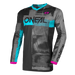 O'Neal maglietta cross ELEMENT donna ROLLER nero/ciano
