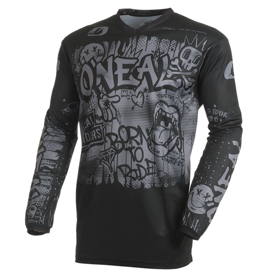 O'Neal maglietta cross ELEMENT RANCID nero/grigio