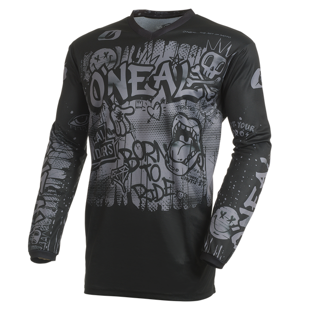 O'Neal maglietta cross ELEMENT RANCID nero/grigio