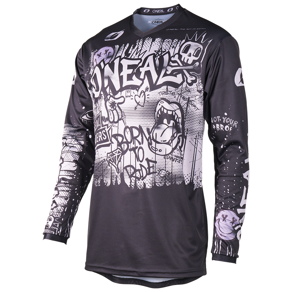 O'Neal maglietta cross ELEMENT bambino RANCID nero/grigio