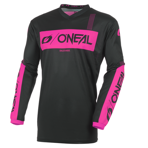 O'Neal maglietta cross ELEMENT RACEWEAR nero/rosa
