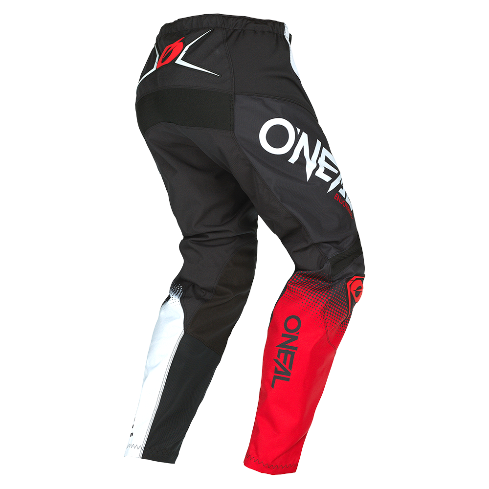 O'Neal pantaloni cross ELEMENT RACEWEAR nero/bianco/rosso - immagine 2