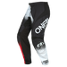 O'Neal pantaloni cross ELEMENT RACEWEAR nero/bianco/rosso