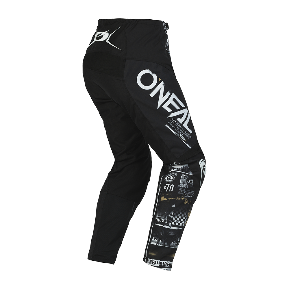 O'Neal pantaloni cross ELEMENT bambino ATTACK nero/bianco - immagine 2