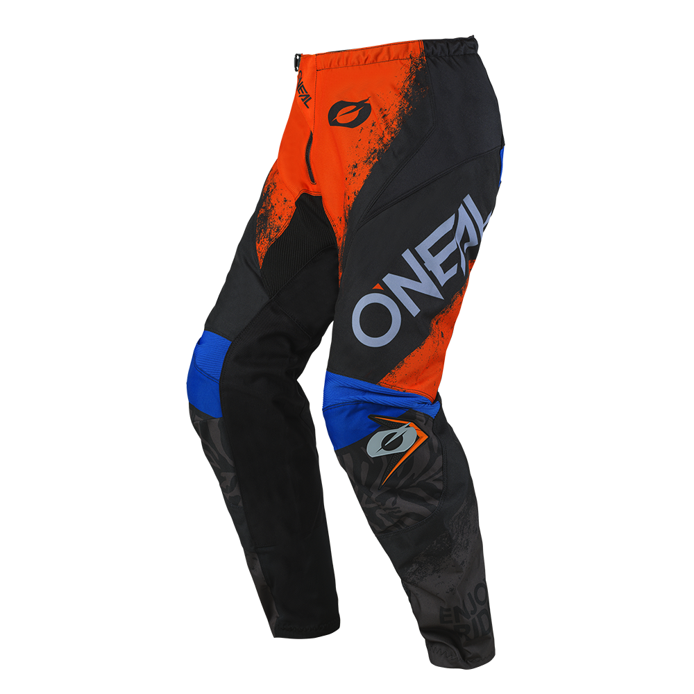 O'Neal pantaloni cross ELEMENT SHOCKER nero/arancio