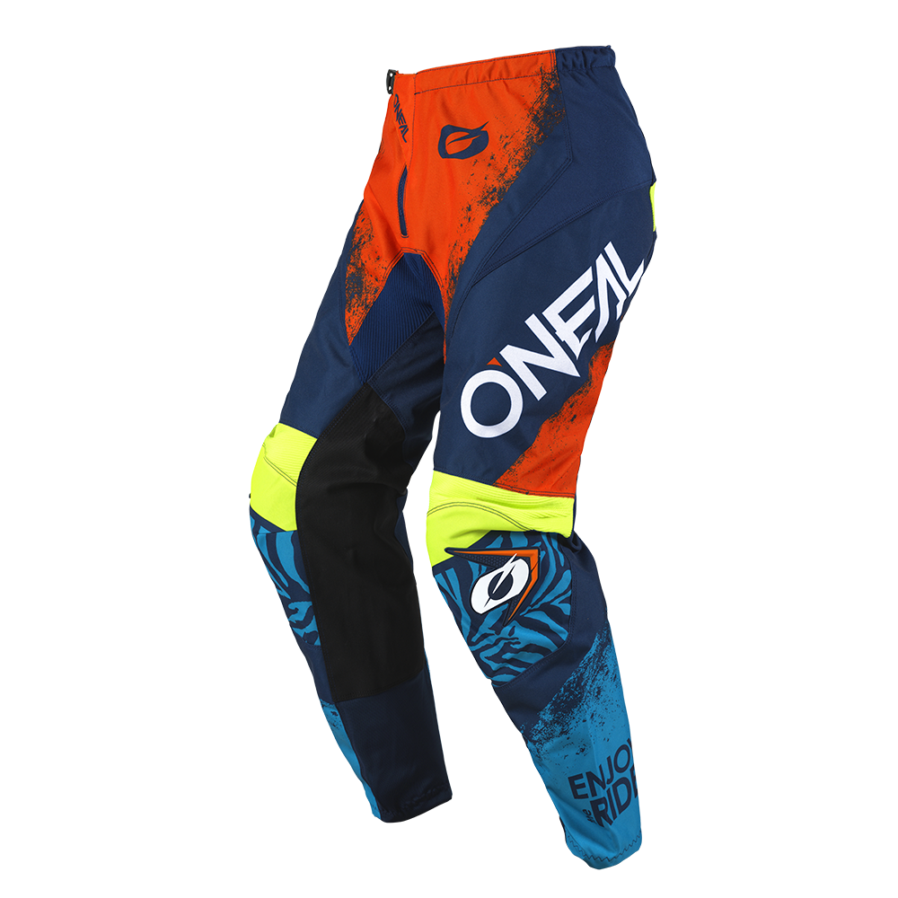 O'Neal pantaloni cross ELEMENT bambino SHOCKER blu/arancio