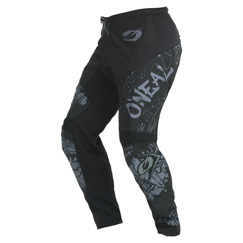 O'Neal pantaloni cross ELEMENT RANCID nero/grigio