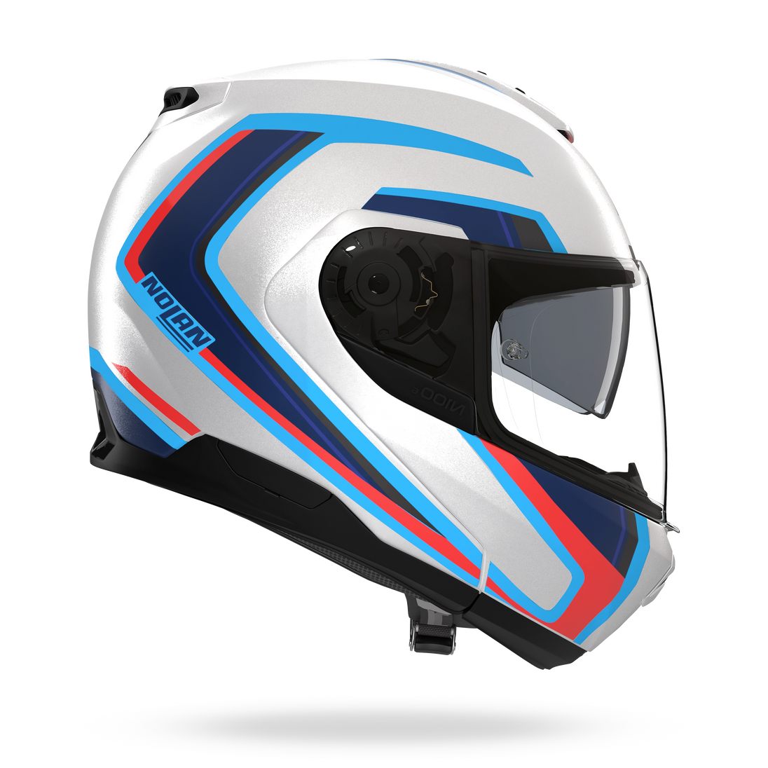 Nolan casco modulare N100-6 RADIANTE Bianco / Blu / Rosso - L