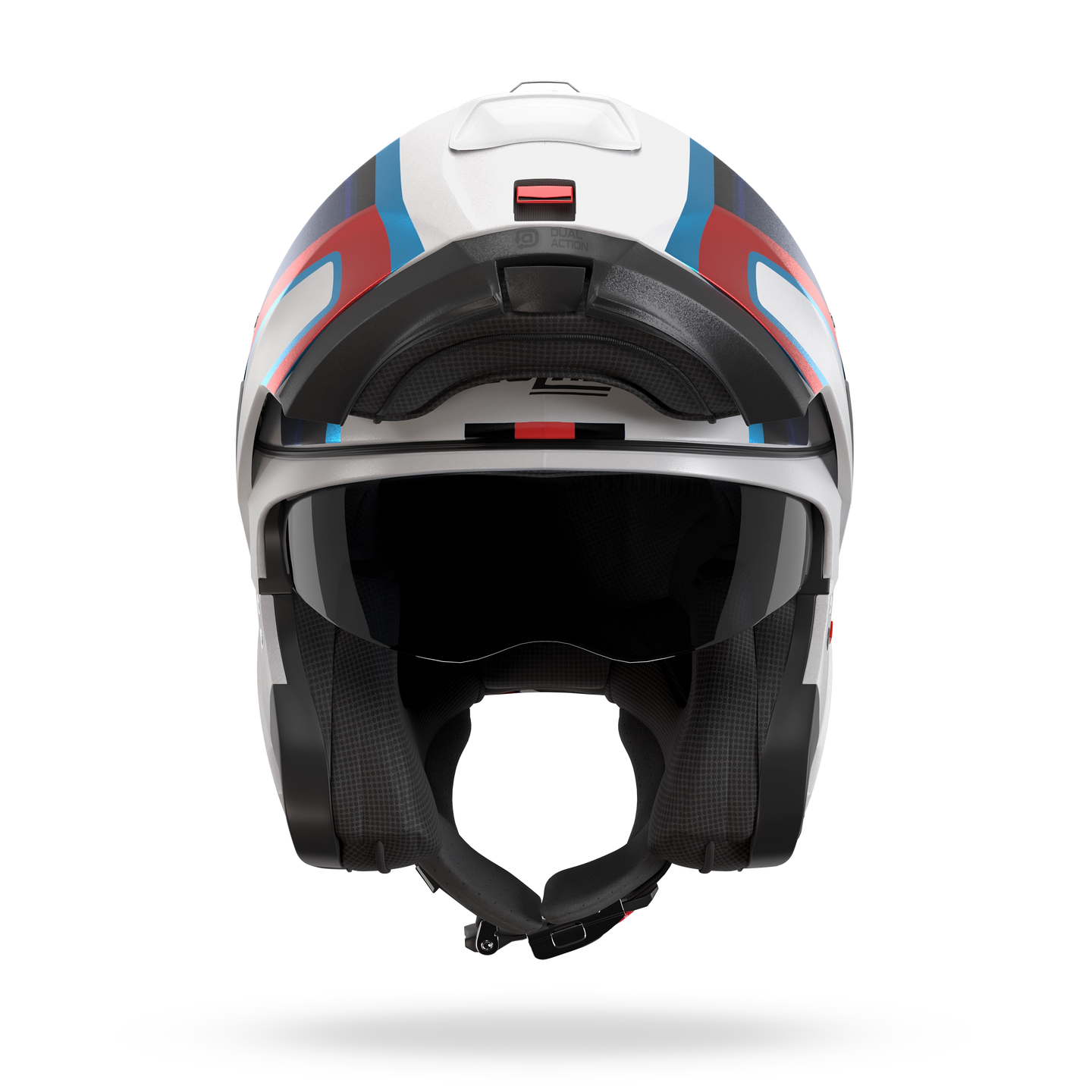 Nolan casco modulare N100-6 RADIANTE Bianco / Blu / Rosso - XL