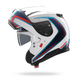 Nolan casco modulare N100-6 RADIANTE Bianco / Blu / Rosso - XXL