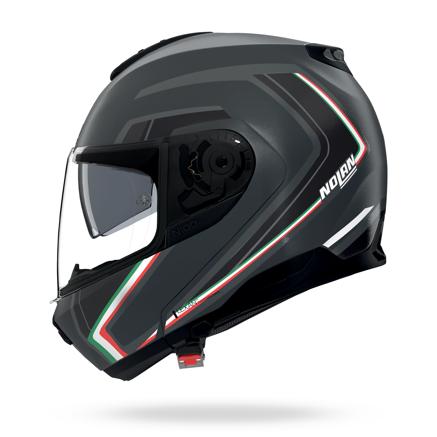 Nolan casco modulare N100-6 RADIANTE Grigio lava / Italia - XS