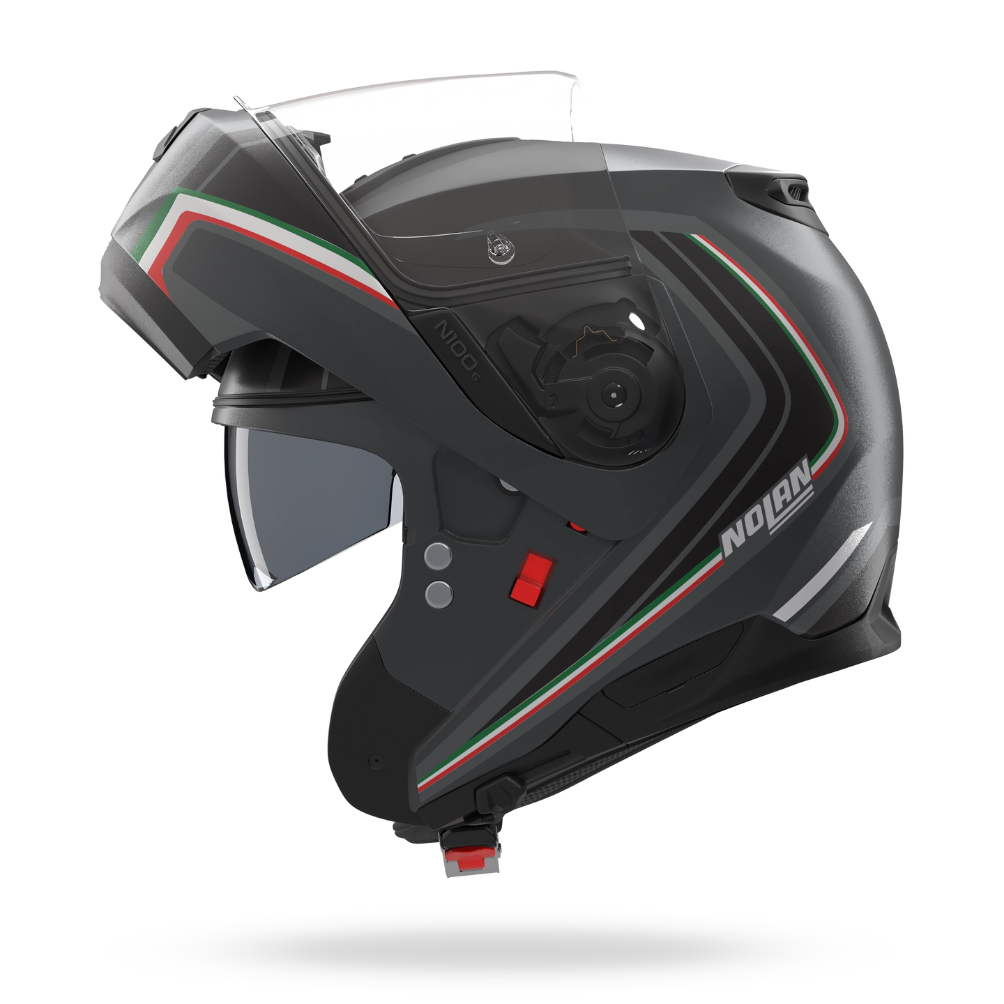 Nolan casco modulare N100-6 RADIANTE Grigio lava / Italia - S