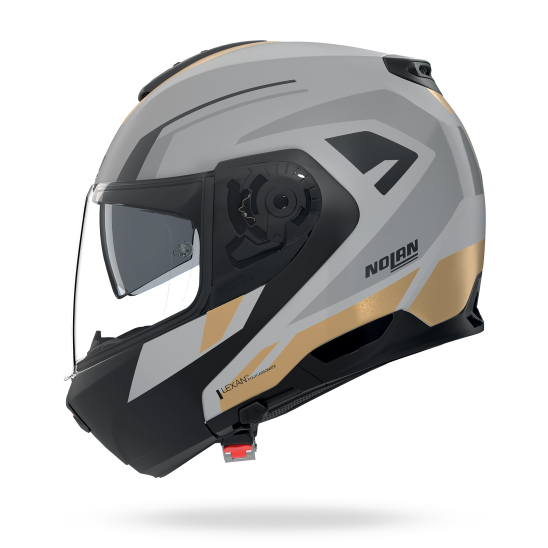 Nolan casco modulare N100-6 CINETICO Grigio / Nero / Antracite / Oro - XS