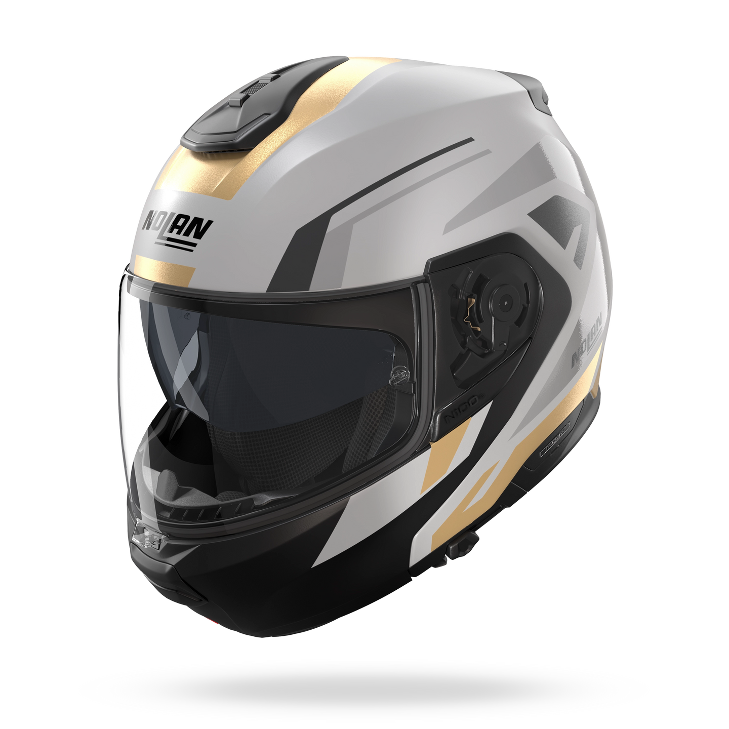 Nolan casco modulare N100-6 CINETICO Grigio / Nero / Antracite / Oro - XXS