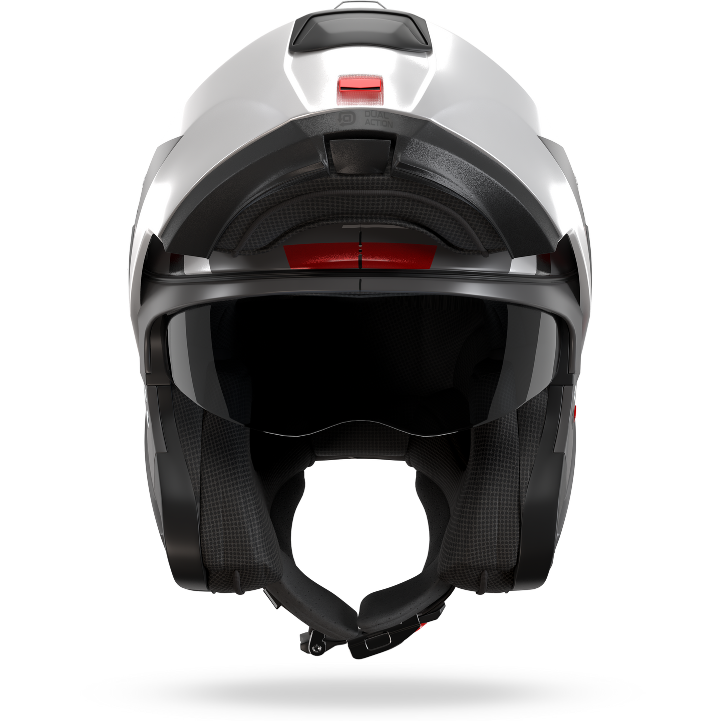 Nolan casco modulare N100-6 CINETICO Grigio lava / Bianco / Rosso - XL