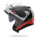 Nolan casco modulare N100-6 CINETICO Grigio lava / Bianco / Rosso - XXL