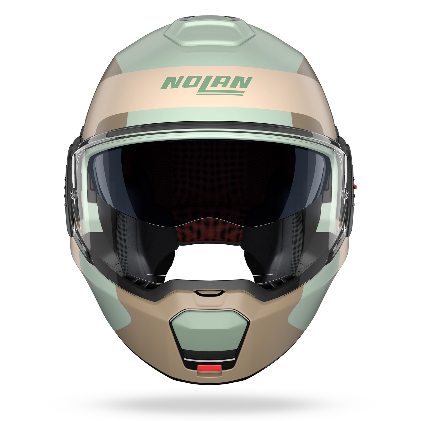 Nolan casco convertibile modulare N120-1 OMOCROMO Verde grigio / Marrone / Sabbia - S