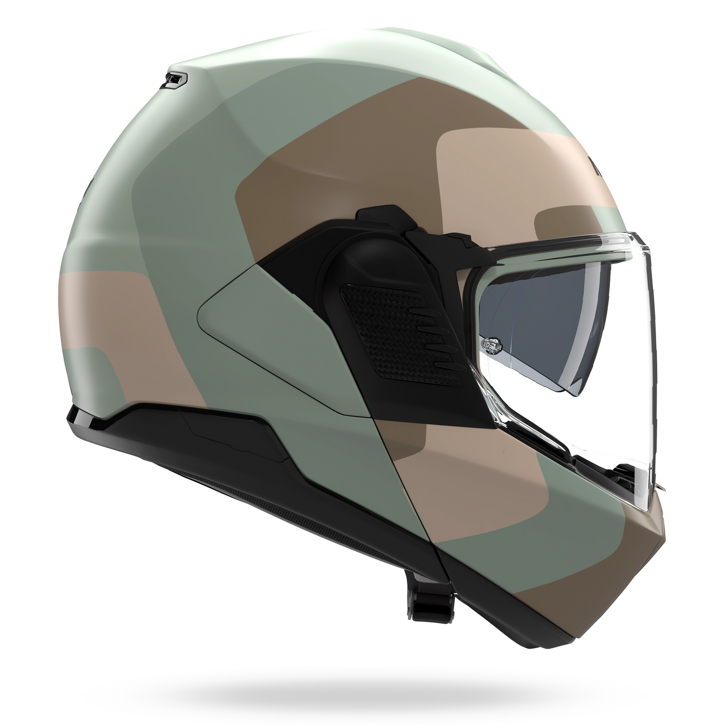 Nolan casco convertibile modulare N120-1 OMOCROMO Verde grigio / Marrone / Sabbia - L