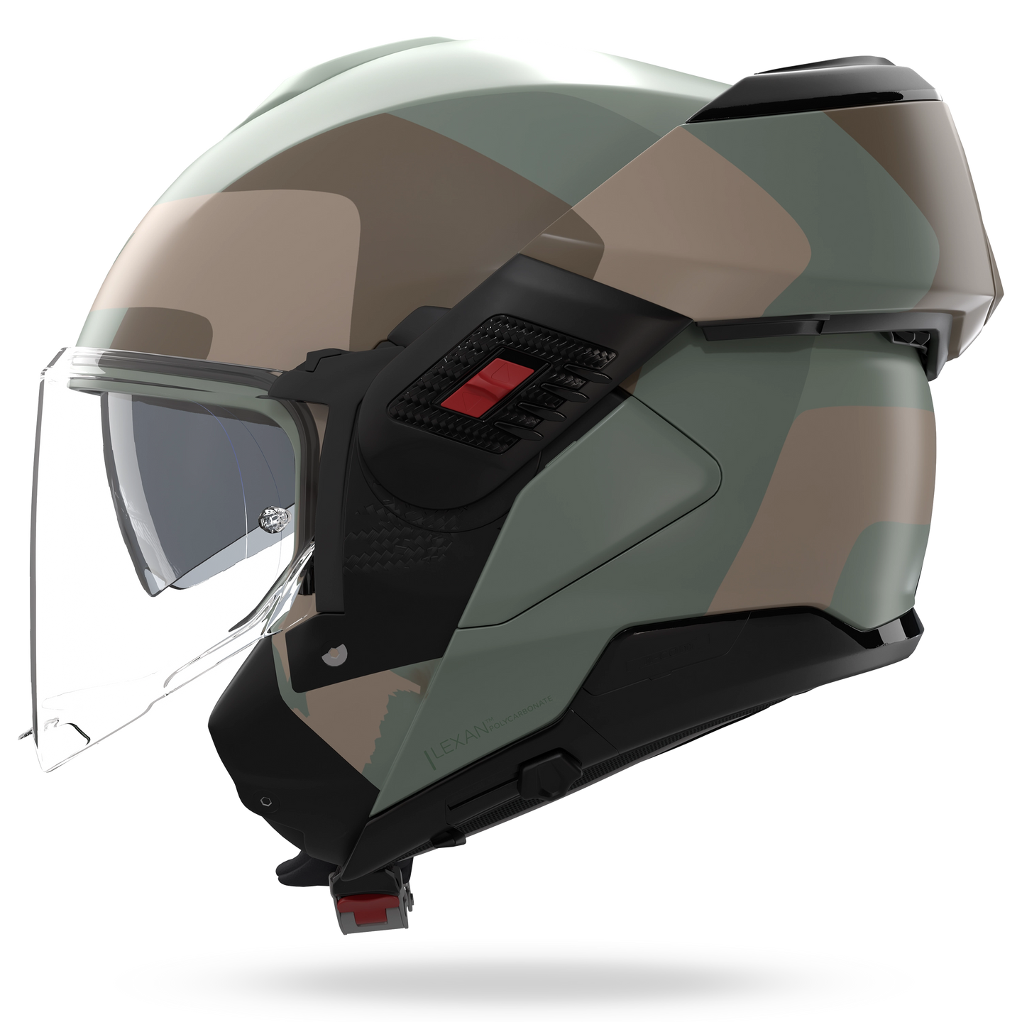 Nolan casco convertibile modulare N120-1 OMOCROMO Verde grigio / Marrone / Sabbia - XXL
