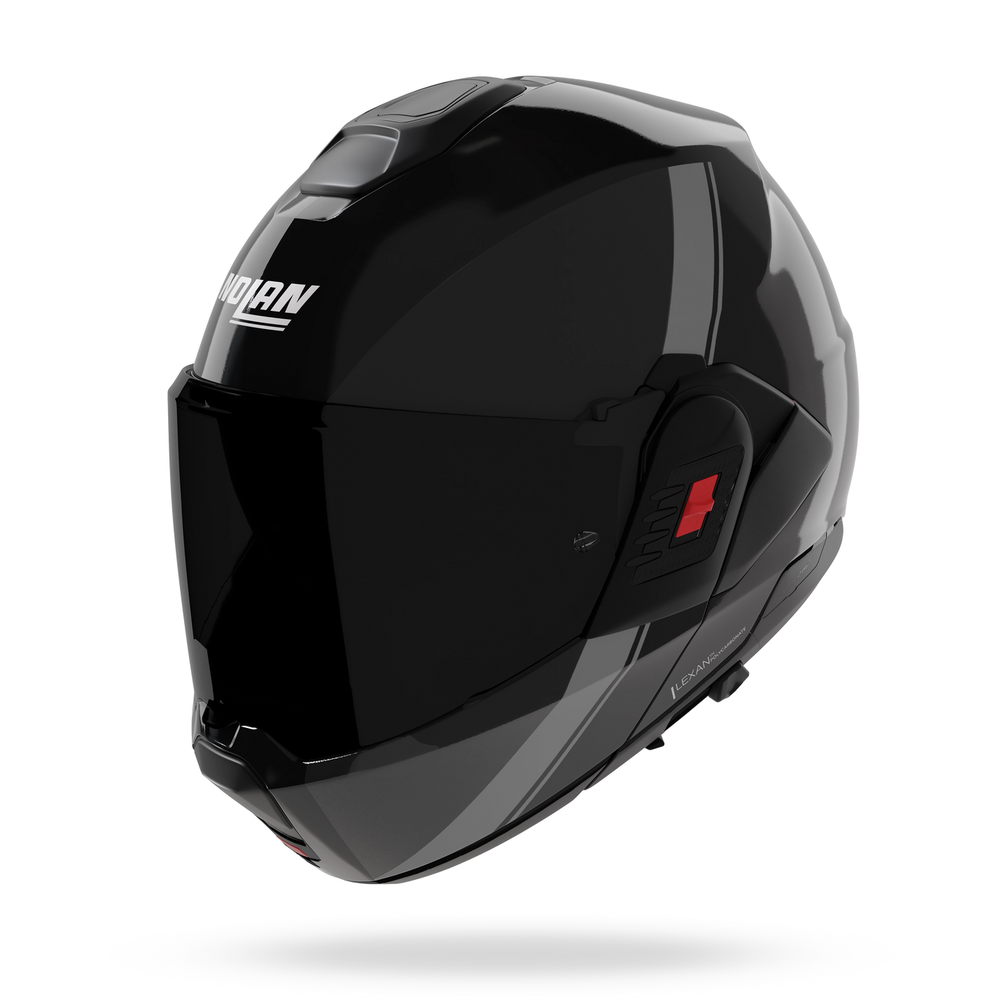 Nolan casco convertibile modulare N120-1 VERNICIATURA SPECIALE Nero / Grigio / Argento - XXS
