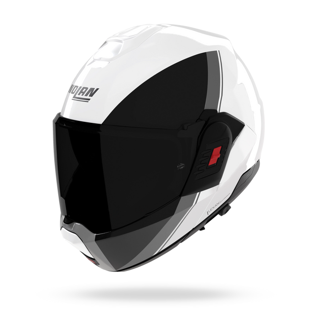 Nolan casco convertibile modulare N120-1 VERNICIATURA SPECIALE Perla / Nero / Grigio - XXS