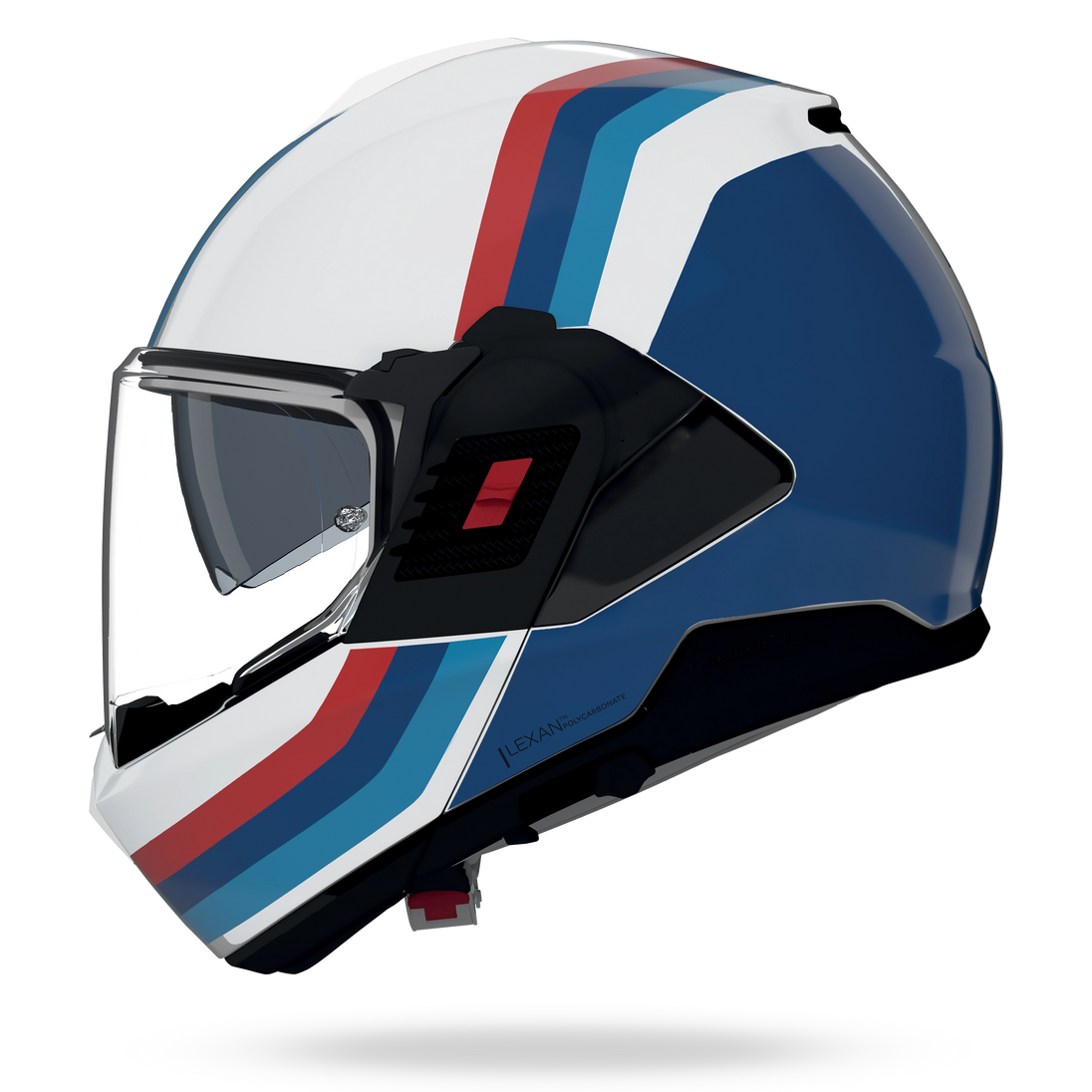 Nolan casco convertibile modulare N120-1 LINEO Bianco / Blu / Rosso - XS