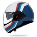 Nolan casco convertibile modulare N120-1 LINEO Bianco / Blu / Rosso - XS