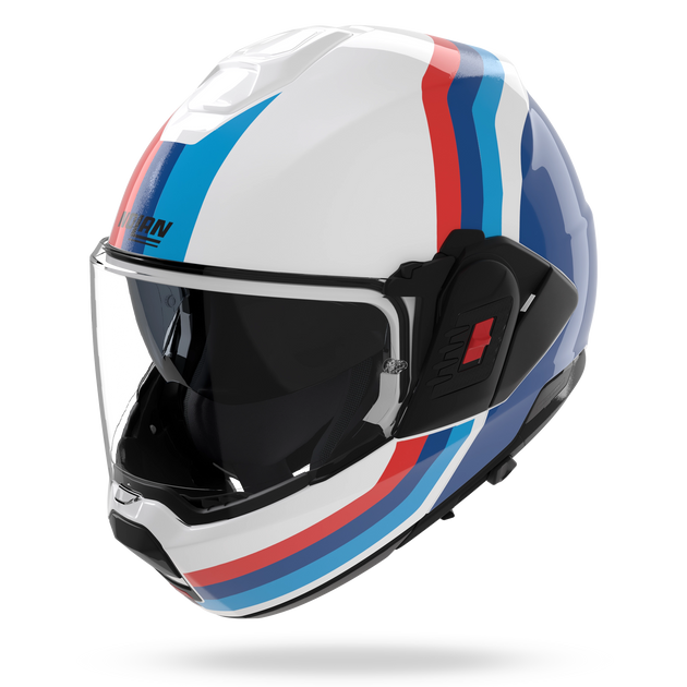 Nolan casco convertibile modulare N120-1 LINEO Bianco / Blu / Rosso - XXS