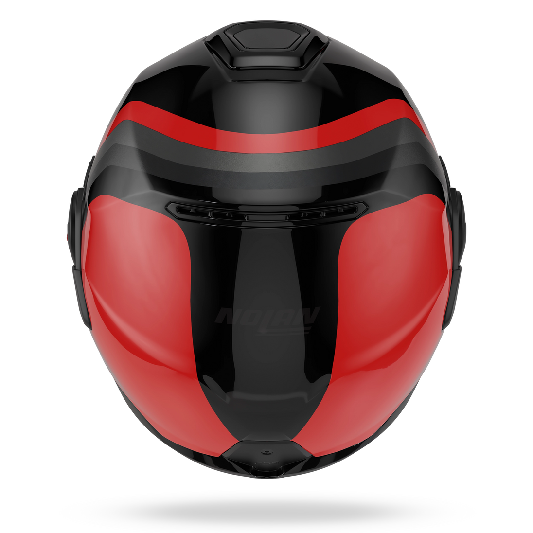 Nolan casco convertibile modulare N120-1 LINEO Nero / Rosso / Grigio - M