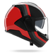 Nolan casco convertibile modulare N120-1 LINEO Nero / Rosso / Grigio - L