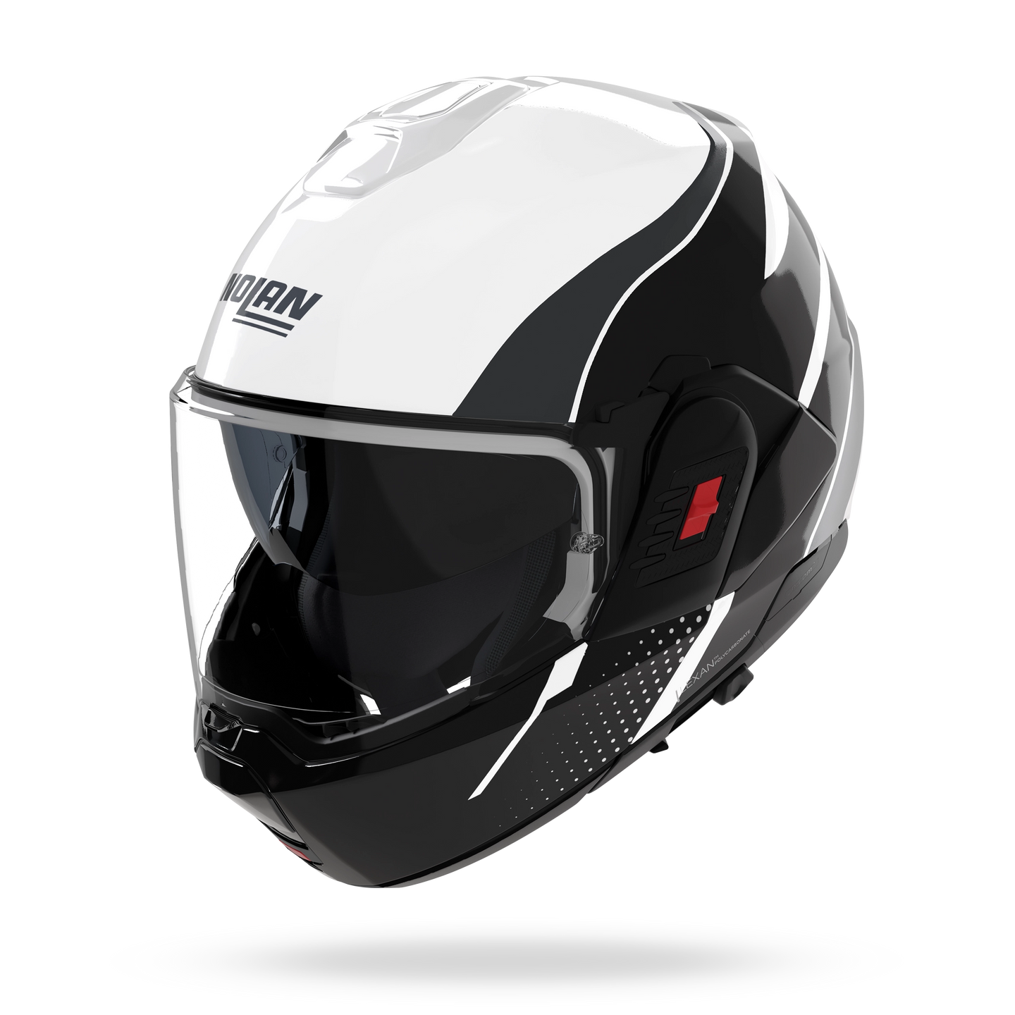 Nolan casco convertibile modulare N120-1 FLUENTE Bianco / Nero / Antracite - XXS