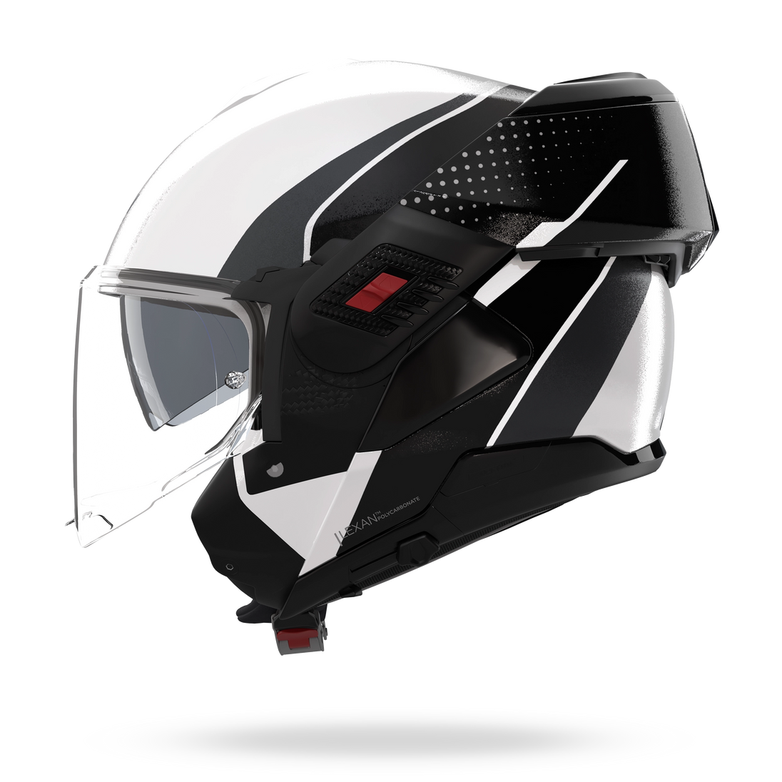 Nolan casco convertibile modulare N120-1 FLUENTE Bianco / Nero / Antracite - S