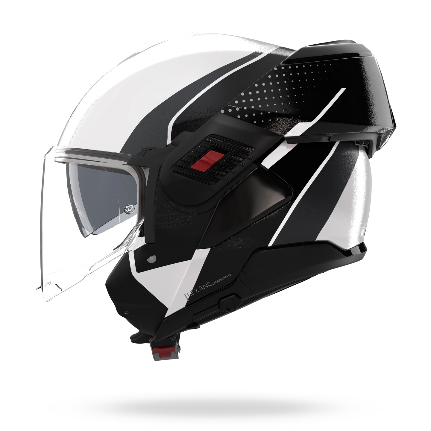 Nolan casco convertibile modulare N120-1 FLUENTE Bianco / Nero / Antracite - S