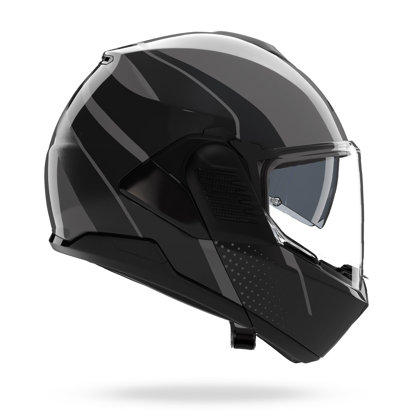 Nolan casco convertibile modulare N120-1 FLUENTE Grigio lava / Nero / Antracite - L