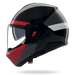 Nolan casco convertibile modulare N120-1 BLOCCO Nero / Antracite / Rosso / Bianco - XS