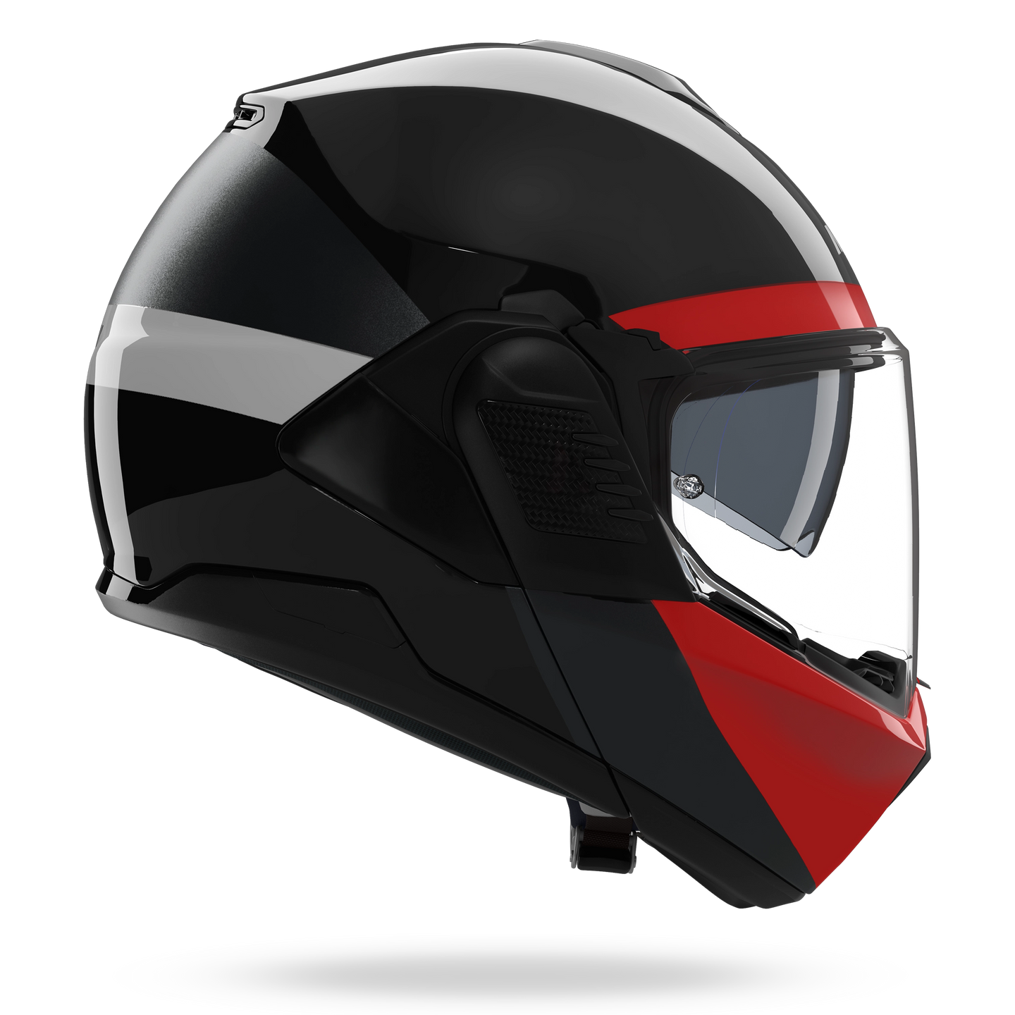 Nolan casco convertibile modulare N120-1 BLOCCO Nero / Antracite / Rosso / Bianco - L