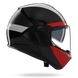Nolan casco convertibile modulare N120-1 BLOCCO Nero / Antracite / Rosso / Bianco - L