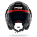 Nolan casco convertibile modulare N120-1 BLOCCO Nero / Antracite / Rosso / Bianco - XL