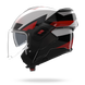 Nolan casco convertibile modulare N120-1 CICLONE Bianco / Nero / Rosso - XXL