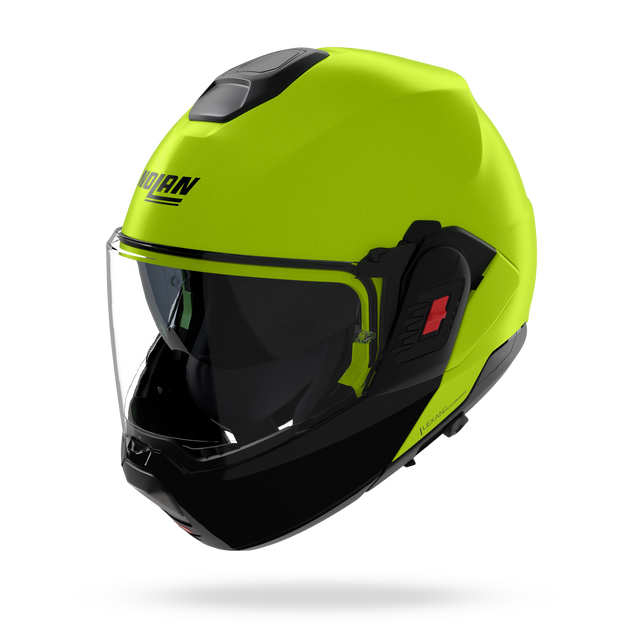 Nolan casco convertibile modulare N120-1 MIVEDI Verde impulso / Nero - XXS
