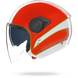 Nolan casco Jet N20-2 VISOR TRICOLORE Bianco / Verde / Rosso - XS