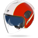Nolan casco Jet N20-2 VISOR TRICOLORE Bianco / Verde / Rosso - XXS