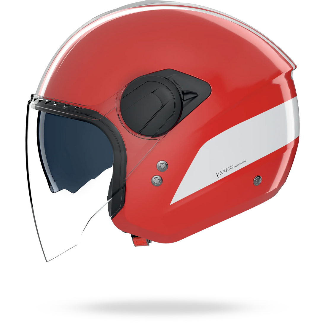 Nolan casco Jet N20-2 VISOR DOLCE VITA Rosso / Bianco - XS