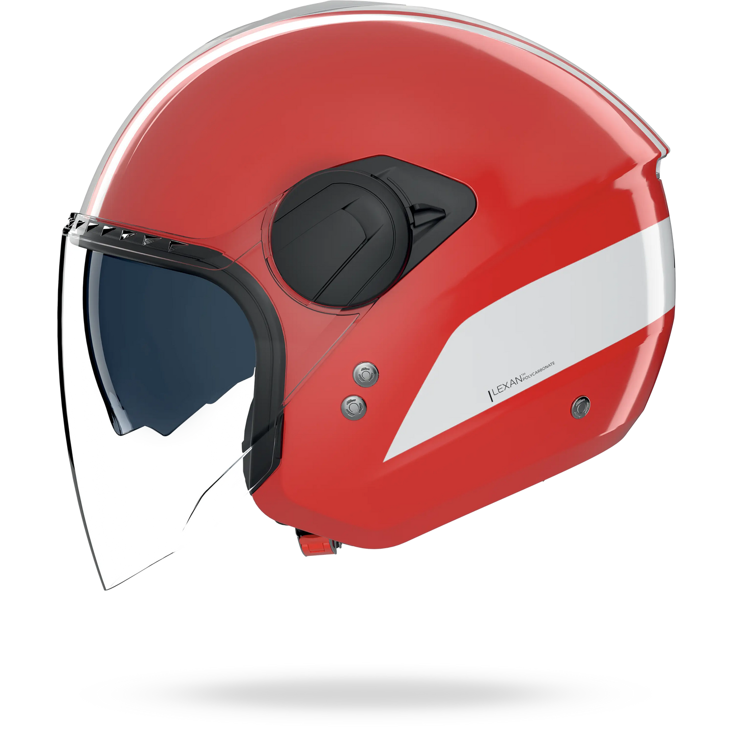Nolan casco Jet N20-2 VISOR DOLCE VITA Rosso / Bianco - XS