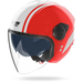 Nolan casco Jet N20-2 VISOR DOLCE VITA Rosso / Bianco - XXS
