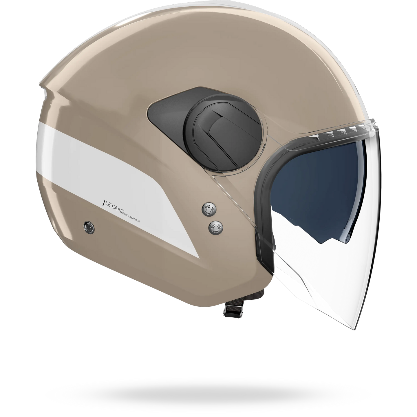 Nolan casco Jet N20-2 VISOR DOLCE VITA Sabbia / Bianco - L