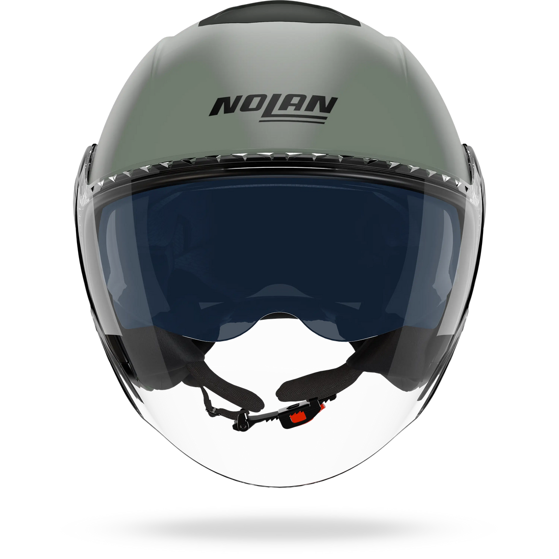 Nolan casco Jet N20-2 VISOR CLASSICO NOBILE Verde Grigio - S
