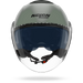 Nolan casco Jet N20-2 VISOR CLASSICO NOBILE Verde Grigio - S