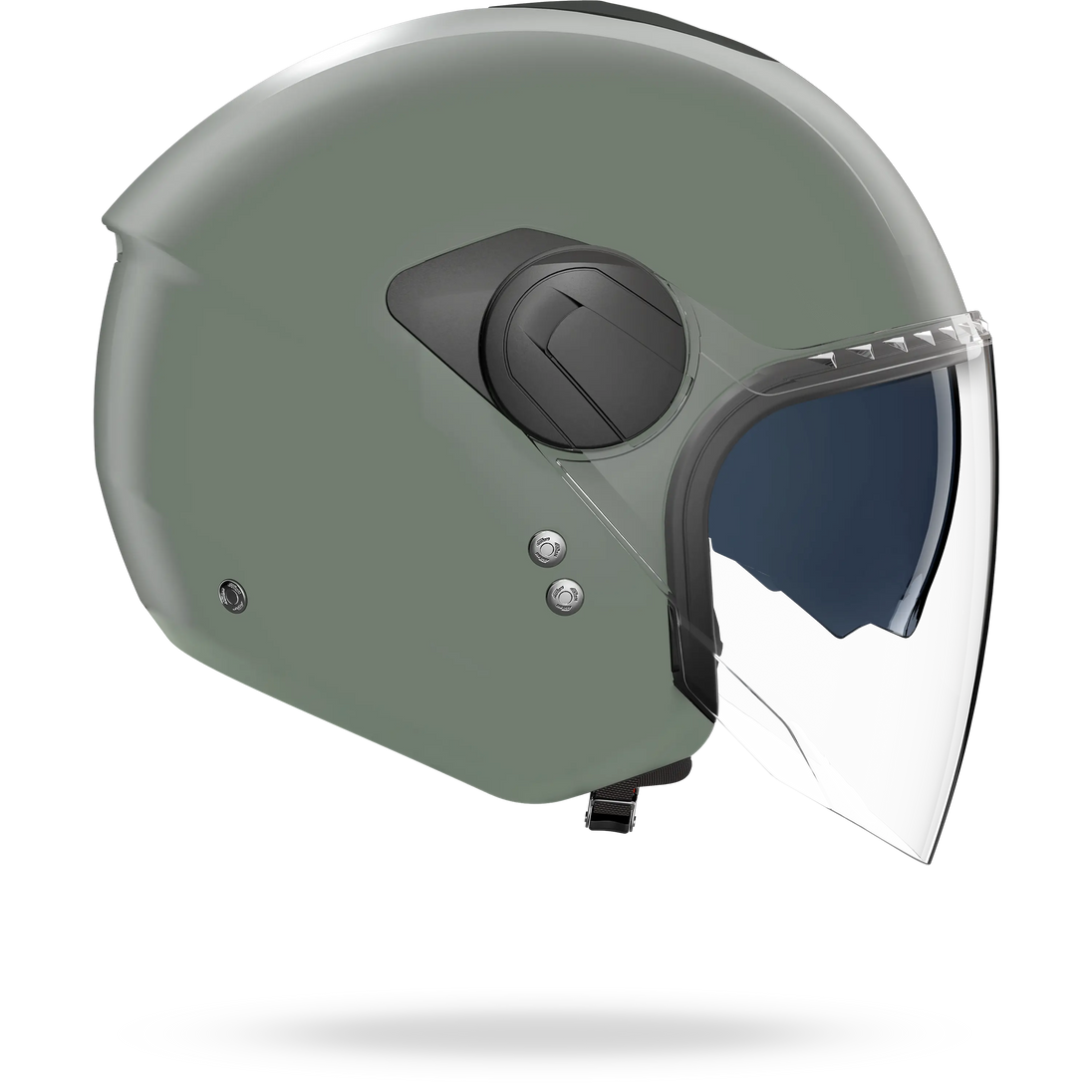 Nolan casco Jet N20-2 VISOR CLASSICO NOBILE Verde Grigio - L